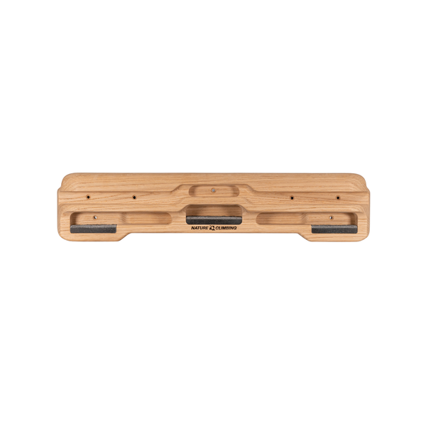 Stoak Board III oak hangboard – front view