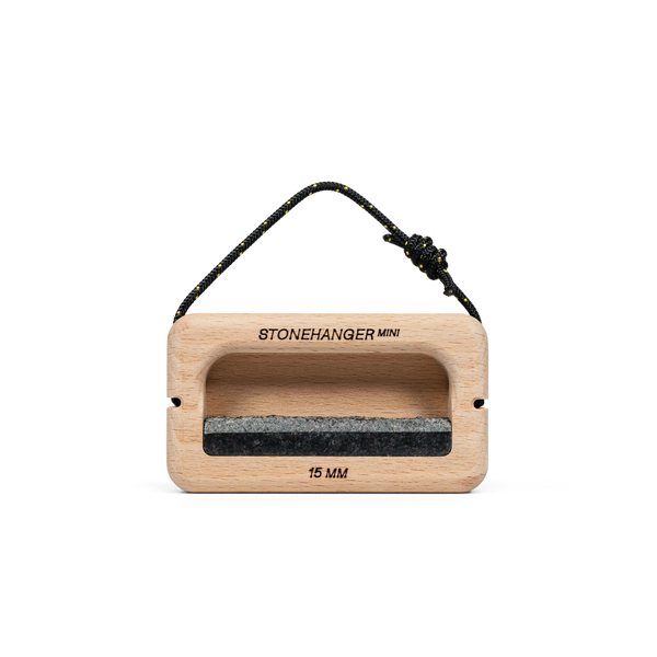 Stone Hanger Mini in beech – front view