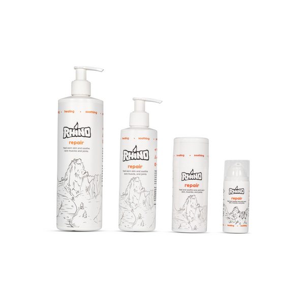 Rhino Repair cream – all sizes, from 30 ml to 470 ml pump bottle