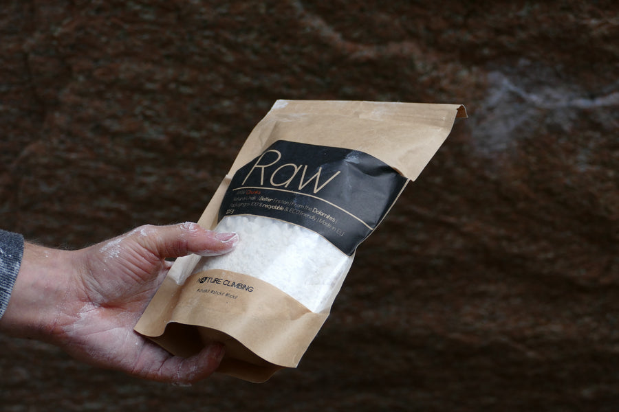 Chalk for climbing and bouldering