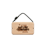 Stone Hanger Mini in beech – back view with engraved logo