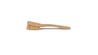 Curved Brush – oak brush, side view