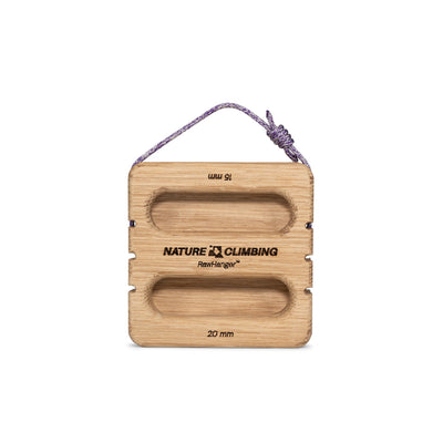 Raw Hanger portable hangboard – front view