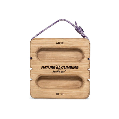 Raw Hanger portable hangboard – front view