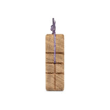 Raw Hanger portable hangboard – side view, hanging from its rope