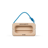 Mini Hanger Raw Beech – front view with blue rope