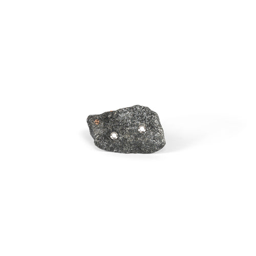 Raw Granite screw-on climbing hold – single hold on white background