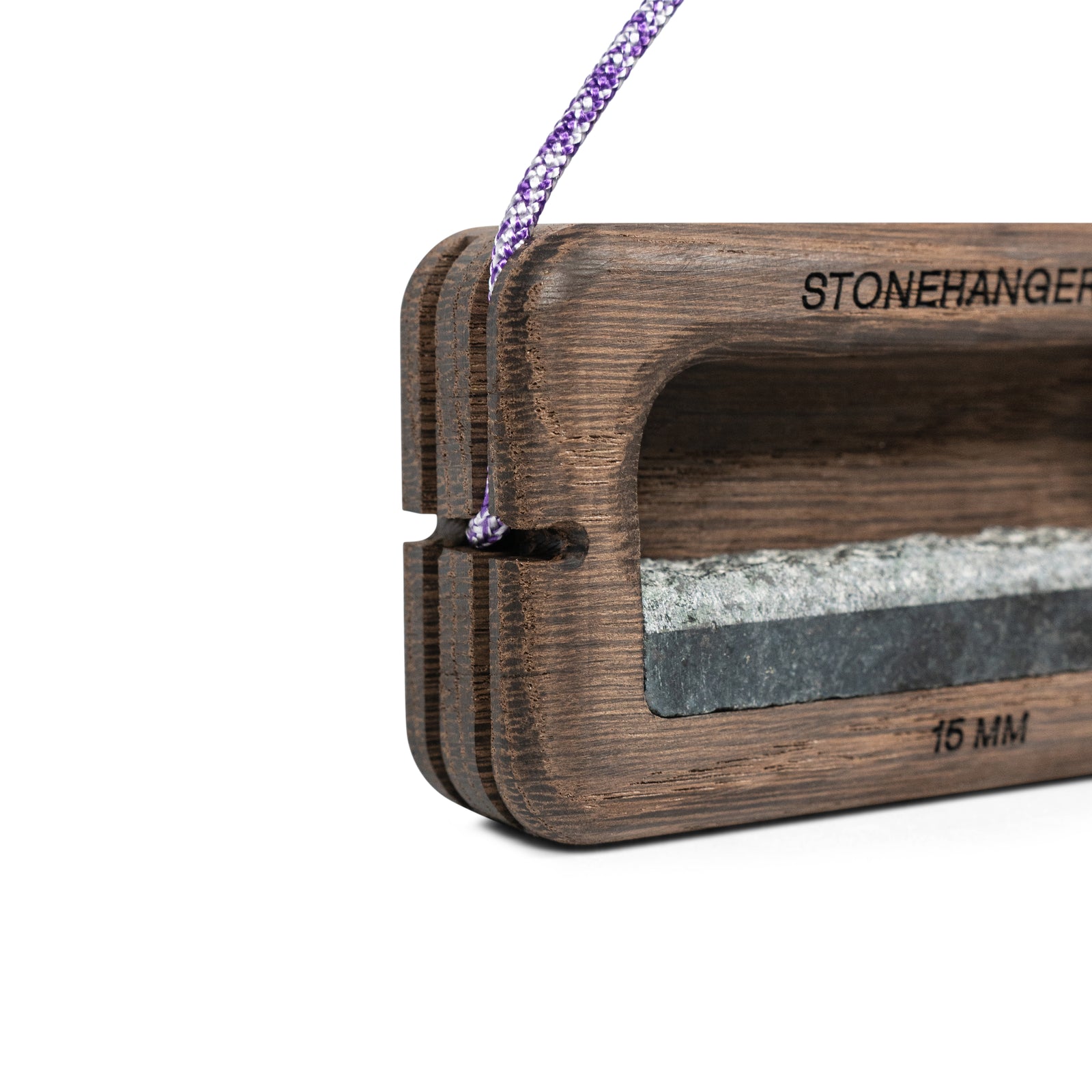 Nature Climbing - Stone Hanger Mini - Smoked Oak Nature Climbing - Stone Hanger Mini - Smoked Oak