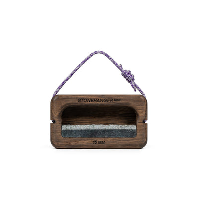 Stone Hanger Mini in smoked oak – front view
