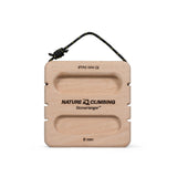 Stone Hanger Beech portable hangboard – back view
